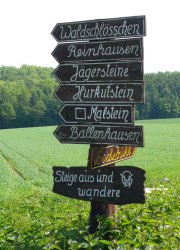 Wandern Wegweiser